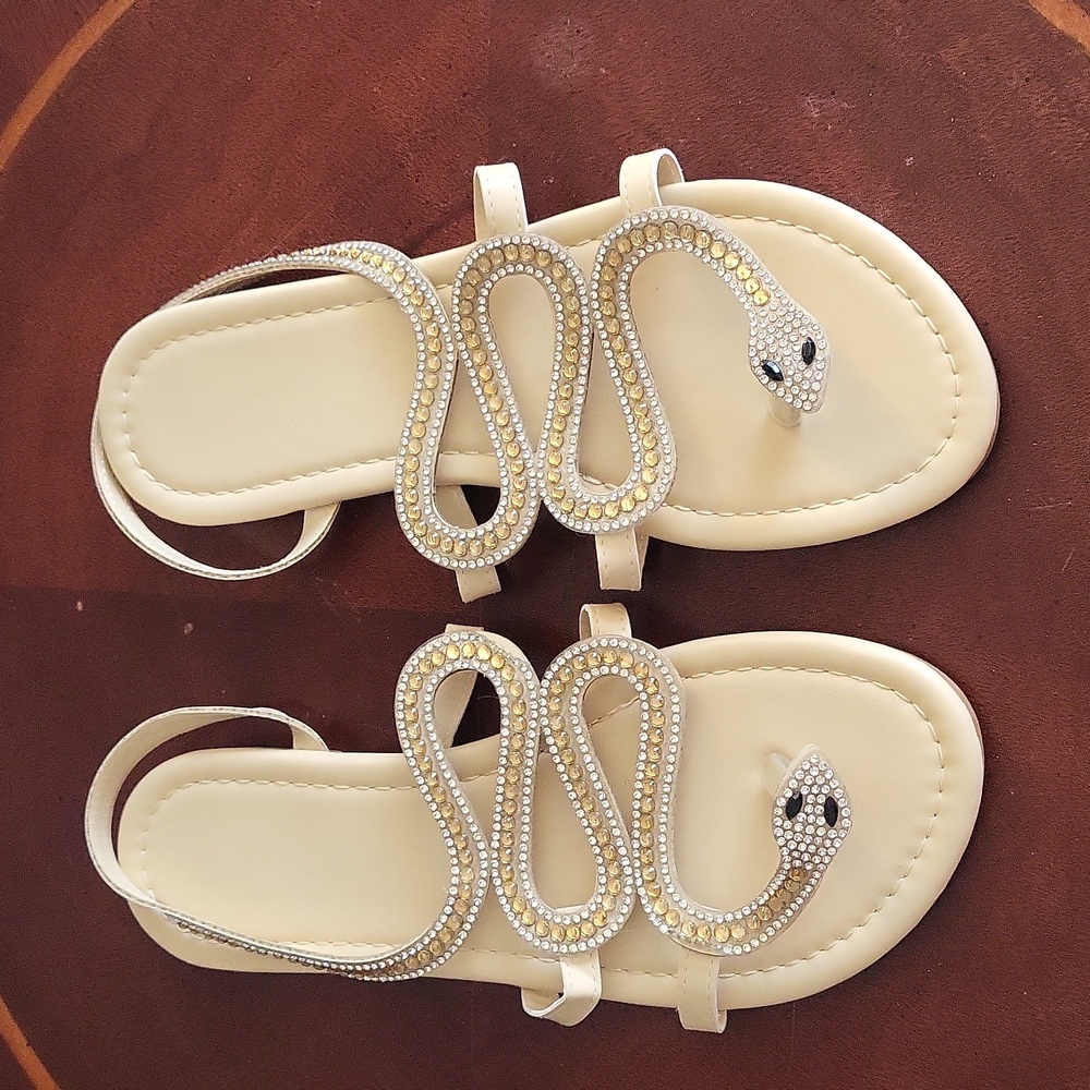 Snake sandals!